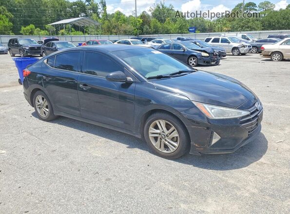 5NPD84LF4KH431948 2019 HYUNDAI ELANTRA Black წინა მარჯვენა