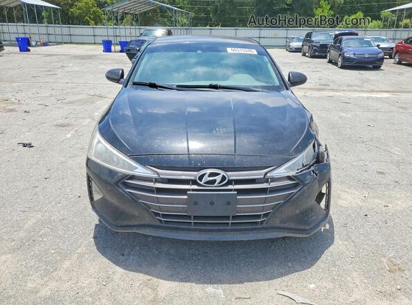 5NPD84LF4KH431948 2019 HYUNDAI ELANTRA Black წინა ხედი