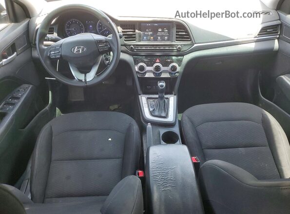 5NPD84LF4KH431948 2019 HYUNDAI ELANTRA Black წინა პანელის ხედი