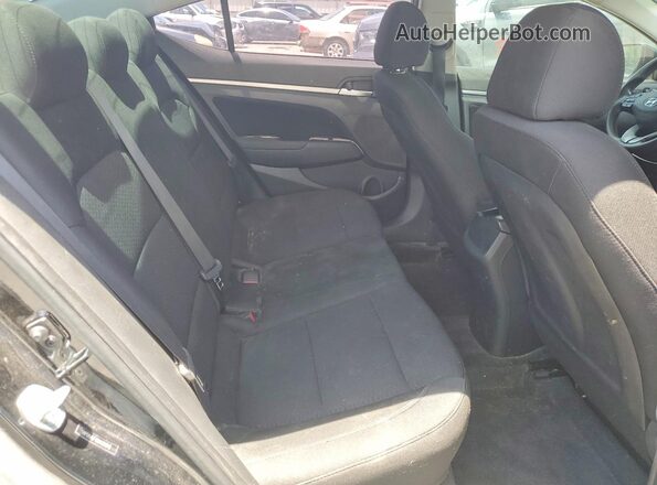 5NPD84LF4KH431948 2019 HYUNDAI ELANTRA Black უკანა სავარძლების ხედი