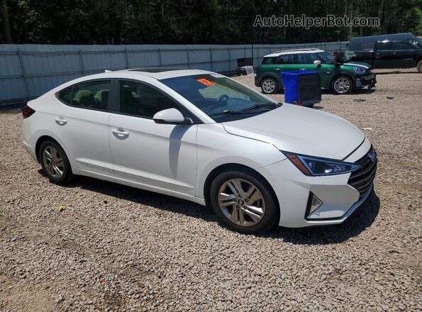 5NPD84LF4KH434185 2019 HYUNDAI ELANTRA White Front right