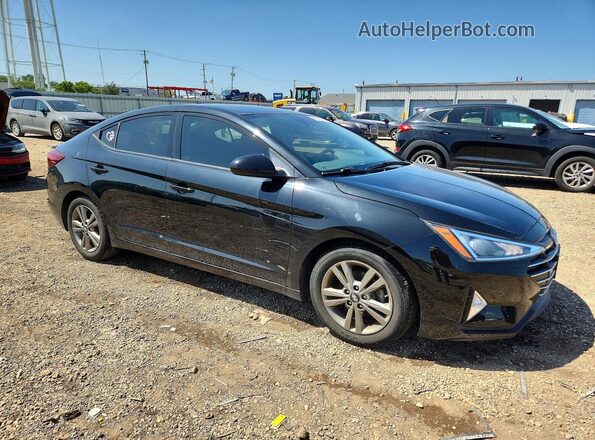 5NPD84LF4KH434235 2019 HYUNDAI ELANTRA Black Przód prawy