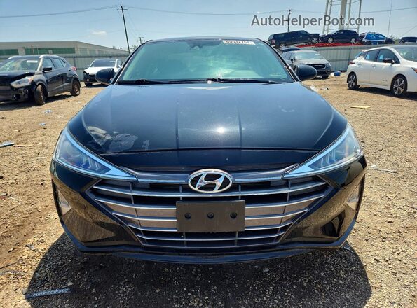 5NPD84LF4KH434235 2019 HYUNDAI ELANTRA Black Widok z przodu