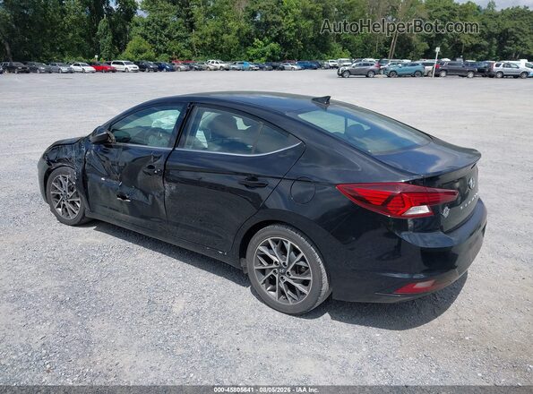 5NPD84LF4KH455537 2019 HYUNDAI ELANTRA Black Tył lewy