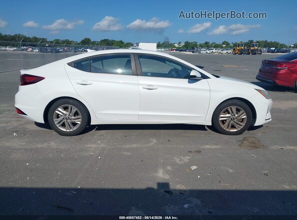 5NPD84LF4KH458941 2019 HYUNDAI ELANTRA White Widok wnętrza 360 stopni