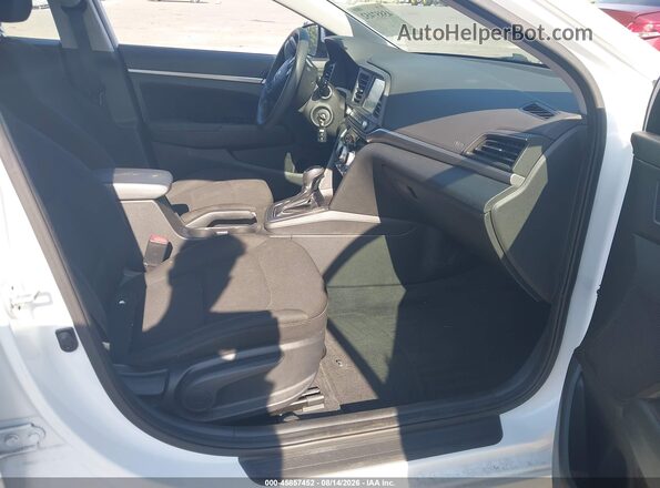 5NPD84LF4KH458941 2019 HYUNDAI ELANTRA White Widok wnętrza z przodu