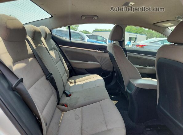 5NPD84LF4LH506715 2020 HYUNDAI ELANTRA Серебряный Вид задних сидений
