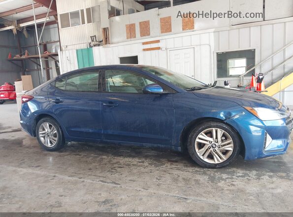5NPD84LF4LH514538 2020 HYUNDAI ELANTRA Синий Вид задней части салона