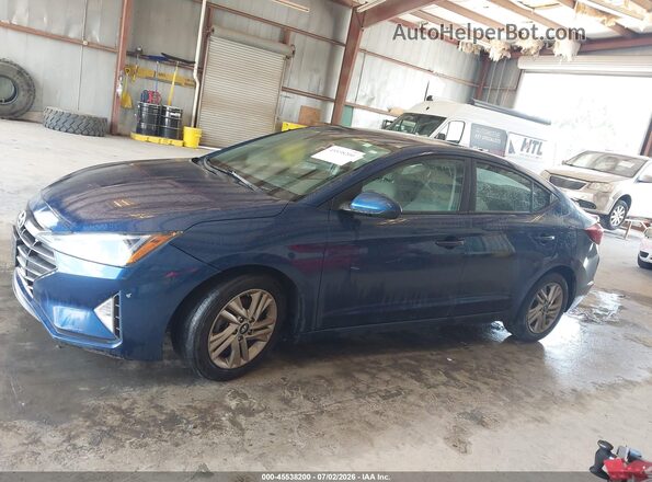 5NPD84LF4LH514538 2020 HYUNDAI ELANTRA Синий Панорамный вид салона 360°