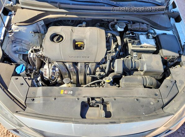 5NPD84LF4LH514572 2020 HYUNDAI ELANTRA Серебряный Вид задней части салона