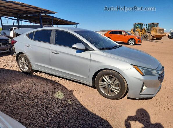 5NPD84LF4LH514572 2020 HYUNDAI ELANTRA Серебряный Передняя правая четверть