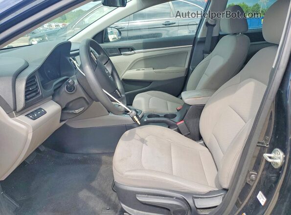 5NPD84LF4LH519741 2020 HYUNDAI ELANTRA Black წინა სალონის ხედი