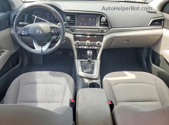 5NPD84LF4LH519741 2020 HYUNDAI ELANTRA Black წინა პანელის ხედი