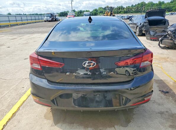 5NPD84LF4LH519741 2020 HYUNDAI ELANTRA Black უკანა ხედი