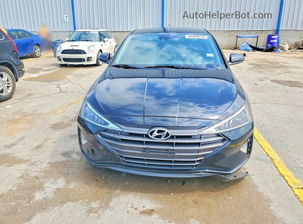 5NPD84LF4LH519741 2020 HYUNDAI ELANTRA Black წინა ხედი