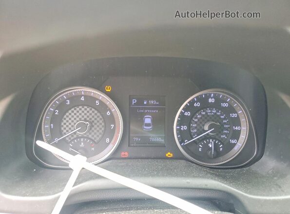 5NPD84LF4LH519741 2020 HYUNDAI ELANTRA Black ხელსაწყოთა პანელის ხედი