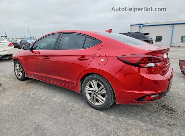 5NPD84LF4LH525944 2020 HYUNDAI ELANTRA Red უკანა მარცხენა