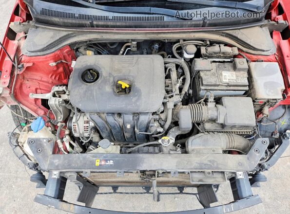 5NPD84LF4LH525944 2020 HYUNDAI ELANTRA Red უკანა სალონის ხედი