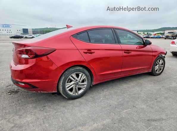 5NPD84LF4LH525944 2020 HYUNDAI ELANTRA Red უკანა მარჯვენა