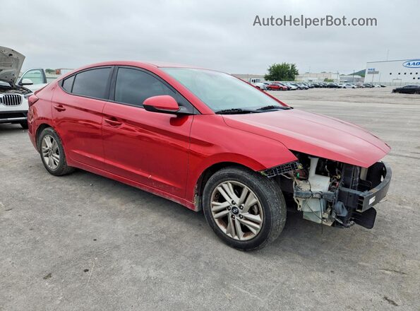5NPD84LF4LH525944 2020 HYUNDAI ELANTRA Red წინა მარჯვენა
