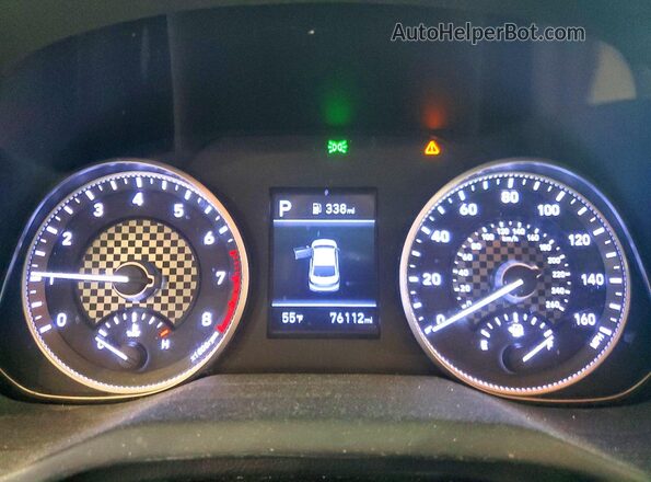 5NPD84LF4LH546227 2020 HYUNDAI ELANTRA Black ხელსაწყოთა პანელის ხედი