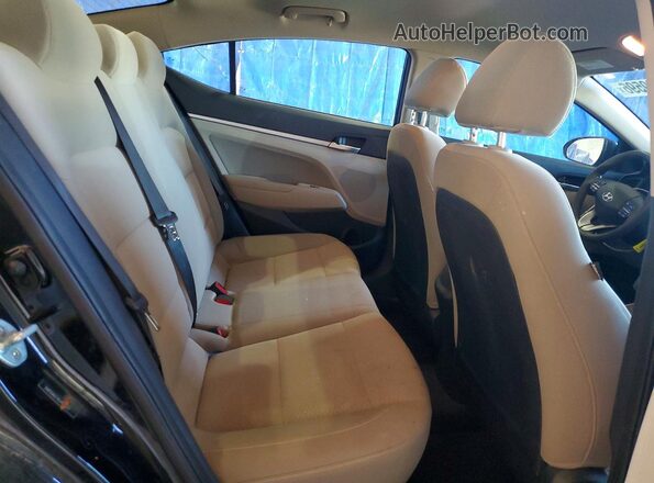 5NPD84LF4LH546227 2020 HYUNDAI ELANTRA Black უკანა სავარძლების ხედი