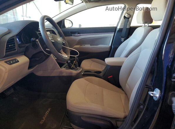 5NPD84LF4LH546227 2020 HYUNDAI ELANTRA Black წინა სალონის ხედი