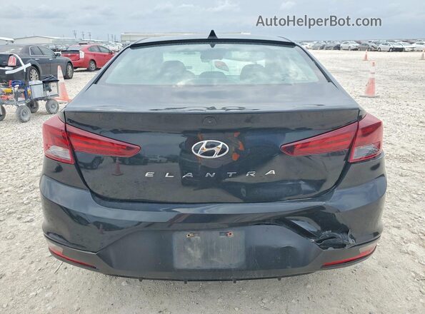 5NPD84LF4LH553002 2020 HYUNDAI ELANTRA Black უკანა ხედი
