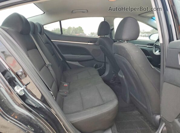 5NPD84LF4LH553002 2020 HYUNDAI ELANTRA Black უკანა სავარძლების ხედი