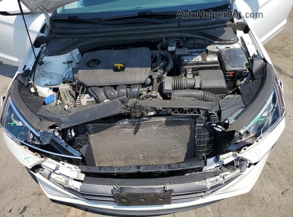 5NPD84LF4LH561682 2020 HYUNDAI ELANTRA White Widok wnętrza z tyłu