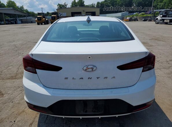 5NPD84LF4LH561682 2020 HYUNDAI ELANTRA White Widok z tyłu