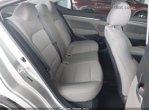 5NPD84LF4LH563707 2020 HYUNDAI ELANTRA Gray VIN კოდის სტიკერის ხედი