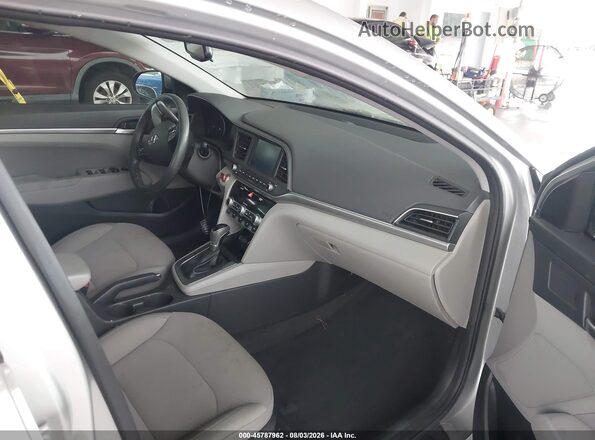 5NPD84LF4LH563707 2020 HYUNDAI ELANTRA Gray წინა სალონის ხედი
