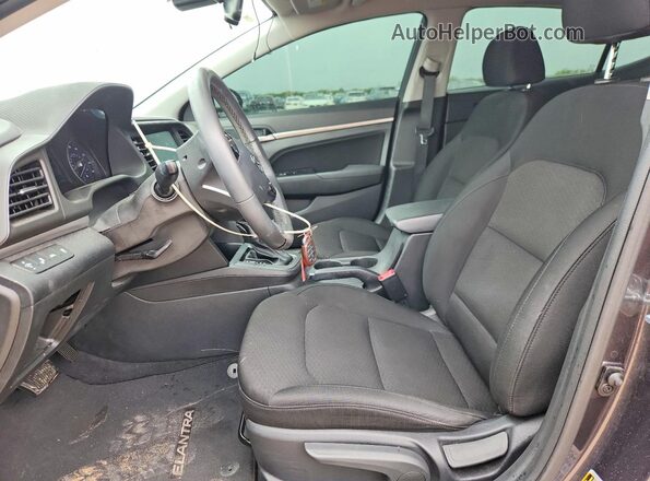 5NPD84LF4LH565215 2020 HYUNDAI ELANTRA Gray წინა სალონის ხედი