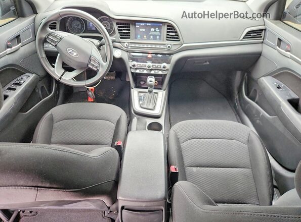 5NPD84LF4LH565215 2020 HYUNDAI ELANTRA Gray წინა პანელის ხედი
