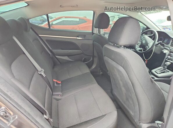 5NPD84LF4LH565215 2020 HYUNDAI ELANTRA Gray უკანა სავარძლების ხედი