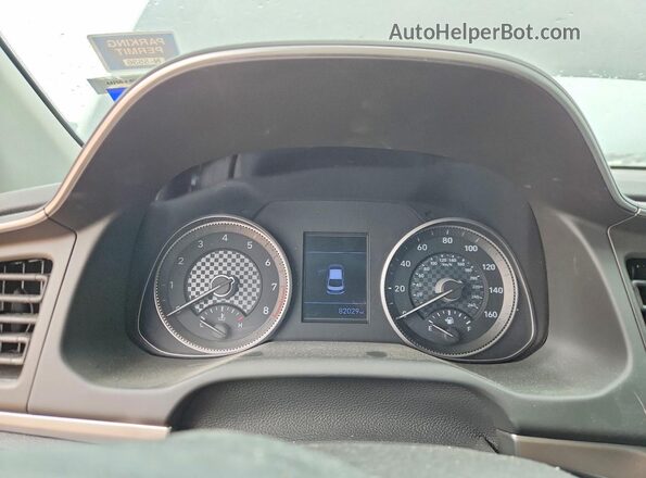 5NPD84LF4LH565215 2020 HYUNDAI ELANTRA Gray ხელსაწყოთა პანელის ხედი