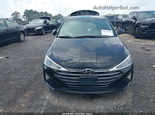 5NPD84LF4LH574240 2020 HYUNDAI ELANTRA Black Սարքավորումների վահանակի տեսք