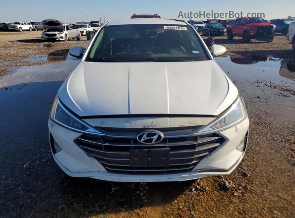 5NPD84LF4LH577607 2020 HYUNDAI ELANTRA White წინა ხედი