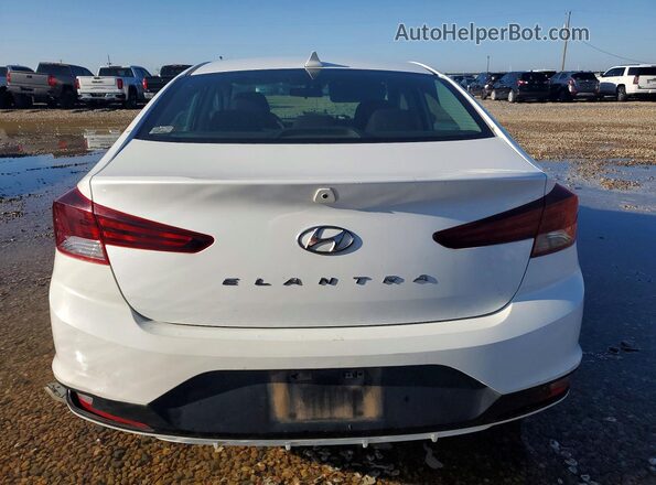 5NPD84LF4LH577607 2020 HYUNDAI ELANTRA White უკანა ხედი