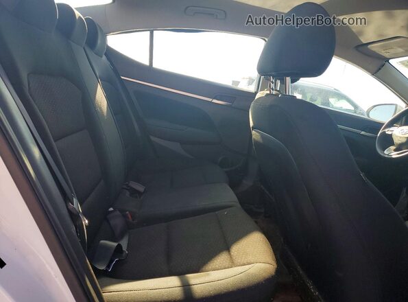 5NPD84LF4LH577607 2020 HYUNDAI ELANTRA White უკანა სავარძლების ხედი