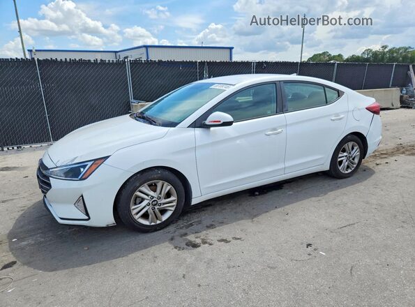 5NPD84LF4LH577820 2020 HYUNDAI ELANTRA White Հետևի ձախ