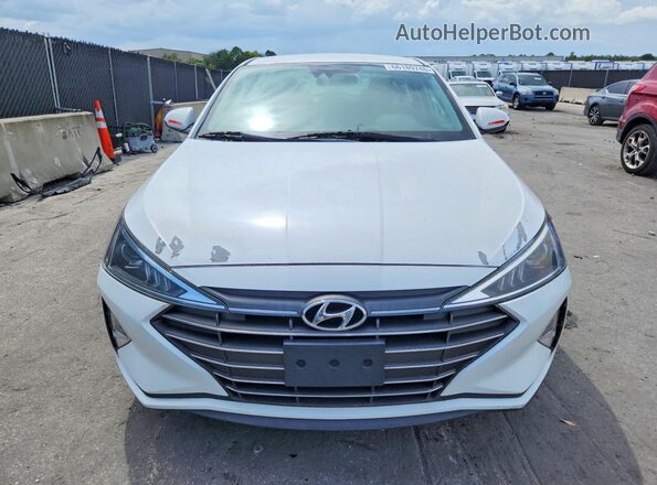 5NPD84LF4LH577820 2020 HYUNDAI ELANTRA White Հետևի տեսք