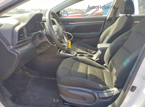 5NPD84LF4LH579910 2020 HYUNDAI ELANTRA White წინა სალონის ხედი