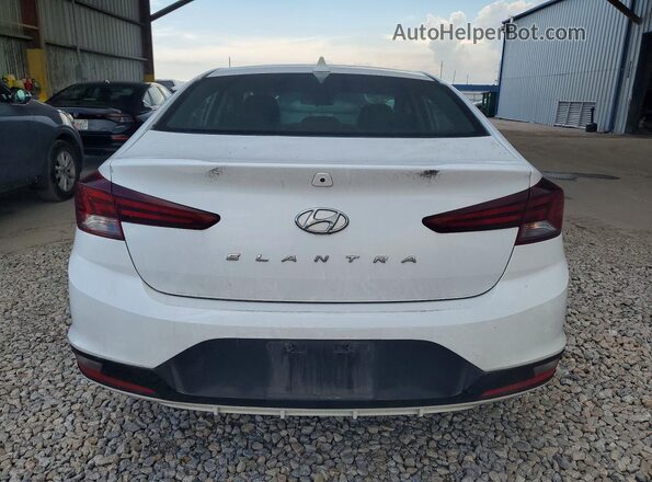 5NPD84LF4LH579910 2020 HYUNDAI ELANTRA White უკანა ხედი