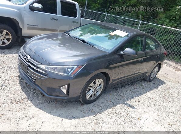 5NPD84LF4LH581432 2020 HYUNDAI ELANTRA Gray Vista tres cuartos delantera izquierda