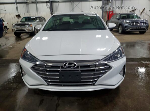 5NPD84LF4LH583259 2020 HYUNDAI ELANTRA White Widok z przodu