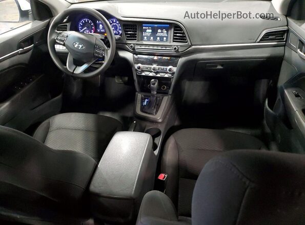 5NPD84LF4LH583259 2020 HYUNDAI ELANTRA White Widok deski rozdzielczej