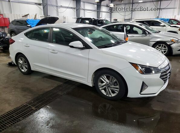 5NPD84LF4LH583259 2020 HYUNDAI ELANTRA White Przód prawy