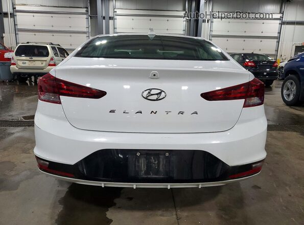 5NPD84LF4LH583259 2020 HYUNDAI ELANTRA White Widok z tyłu